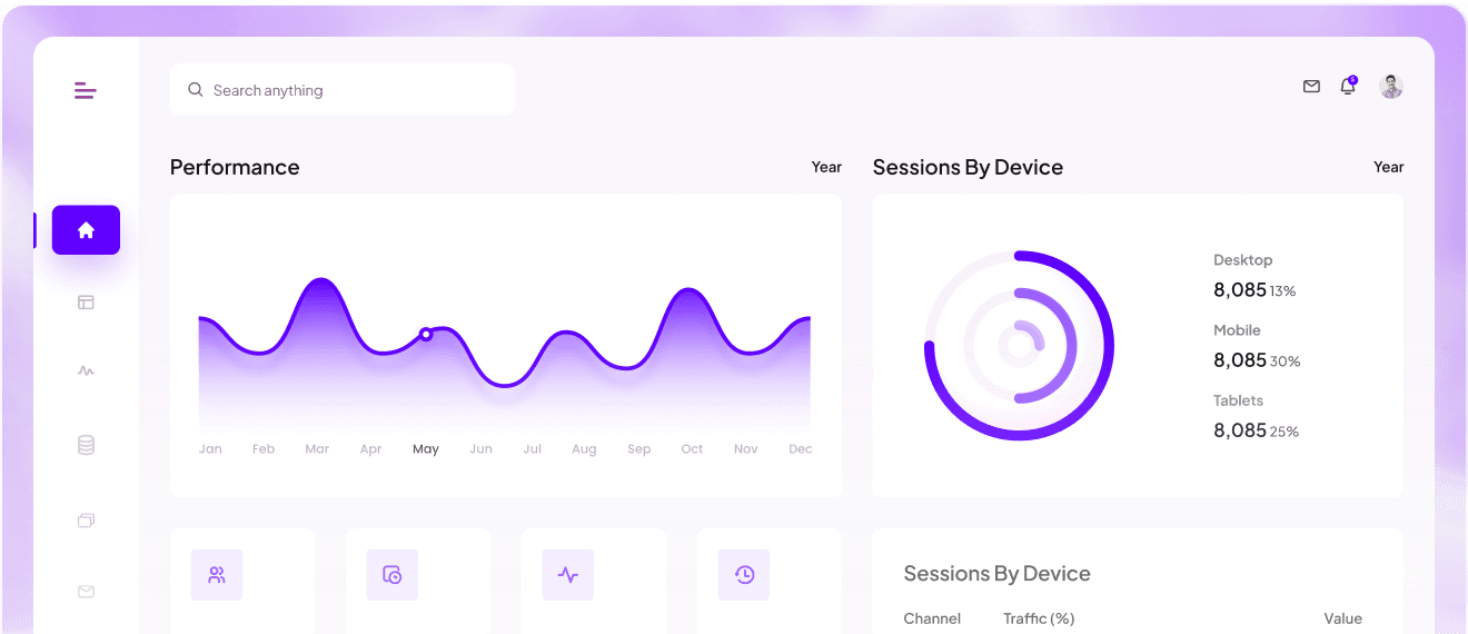 Tableau de bord Haria : conversations et leads captés par le chatbot